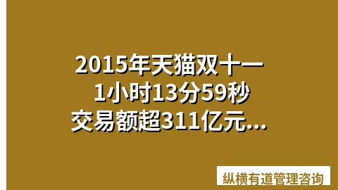2015年天猫双十一 1小时13分59秒交易额超311亿元 移动端占比72%