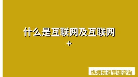 什么是互联网及互联网+